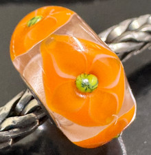 NEW   Trollbeads Beautiful Floral Anemone UNIQUE OOAK