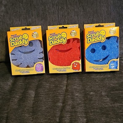 Scrub Daddy Beach Buddies Summer Special Edition Set 3  Shark  Crab Octopus. NIB