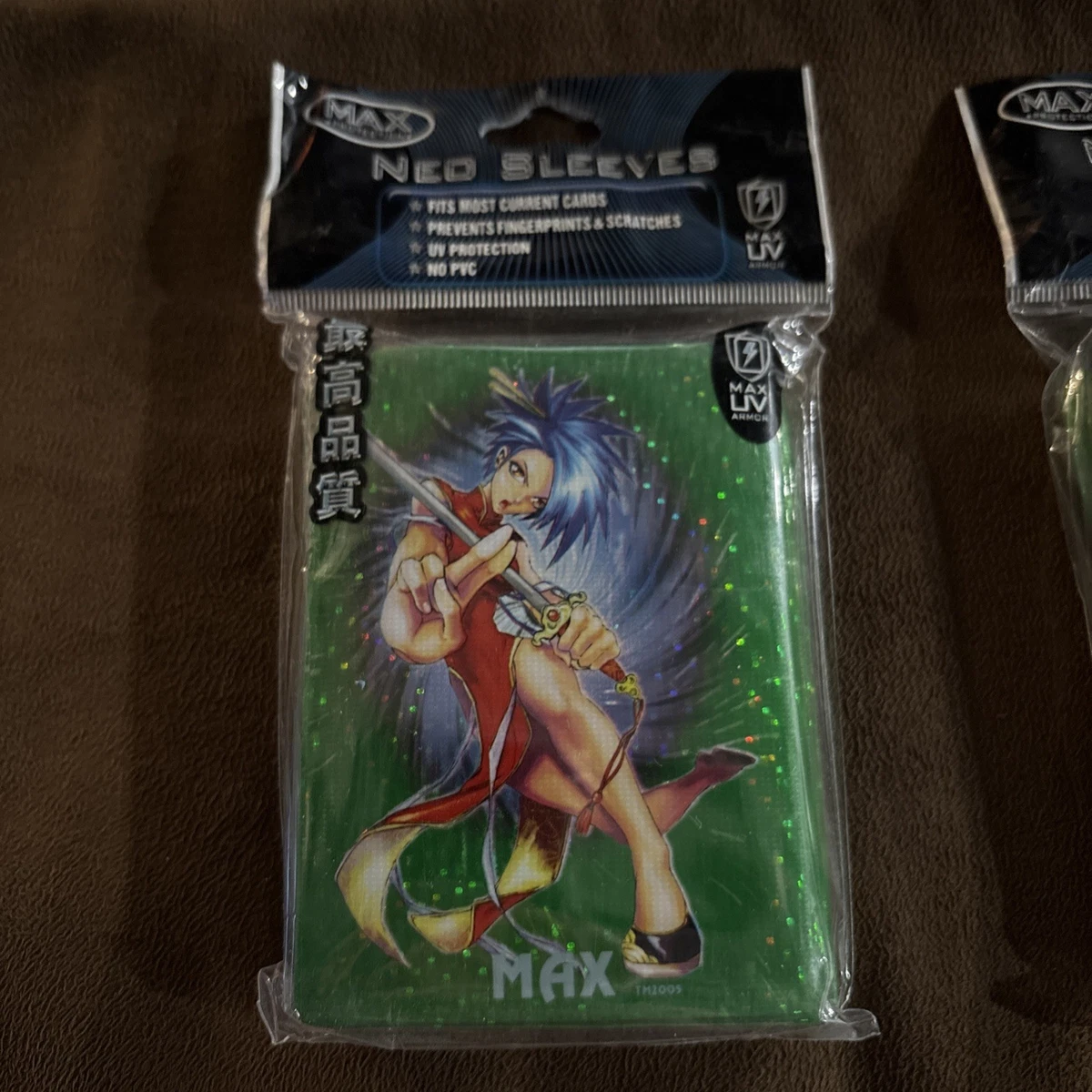 Max Protection Green Collectible Card Game Card Sleeves for sale