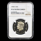 1990 S Kennedy Half Dollar (1964 - Date) Half Dollar NGC PF 67 ULTRA CAMEO #8142