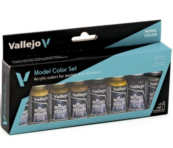 Vallejo 70108 (166,60€/l) Panzer Colors / Model Color Farben 8x 18 ml Neu + OVP - Bild 3
