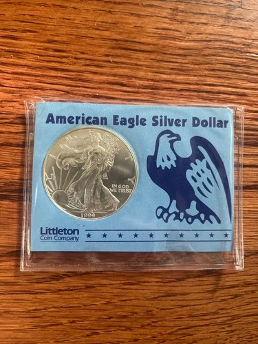 American Eagle silver dollar 1999 uncirculated Littleton