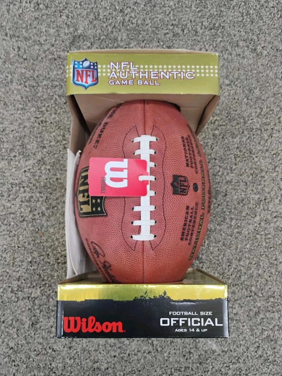 authentic nfl game ball products for sale | eBay