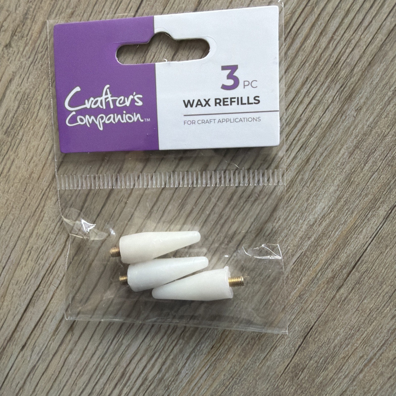 Crafters Companion 3 Piece Wax Tool Refill For Wax Tool Pen Card Making Gem