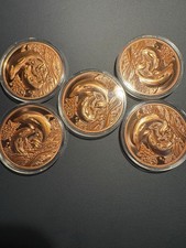 5 or 1oz Cons Copper Coin Dolphin Design Collectible Souvenir Gift 999 pure