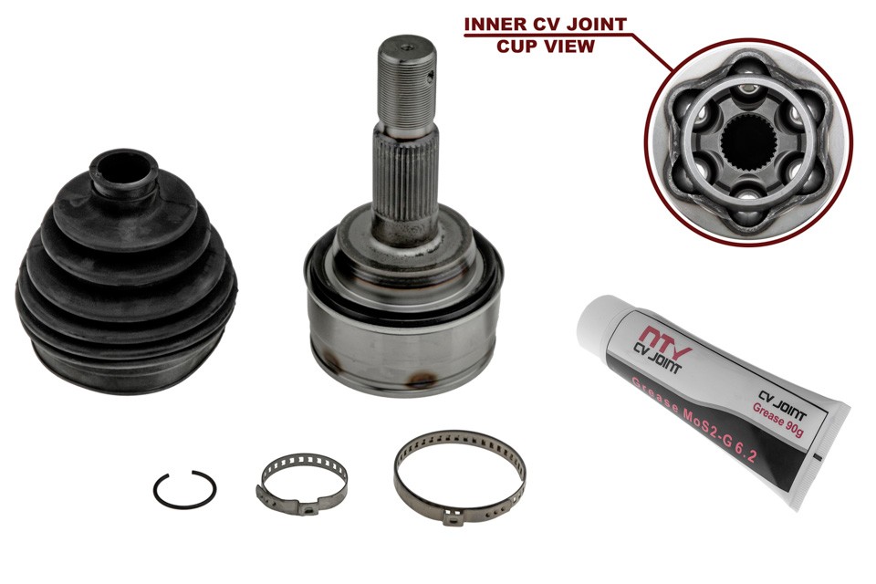 Driveshaft CV joint Wheel Side CV Joint NPZ-TY-011 NTY - Image 9