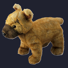"Sheriff" GERMAN SHEPHERD Puppy Dog 2000 TY Plush Toy Medium 10" Standing