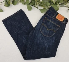 Levi's 527 Blue Denim Jeans Bootcut Size 38 x 30