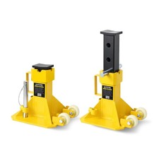13.8-19.7 Jack Stands 1 Pair 22 Ton Heavy Duty Pin-type Adjustable Yellow