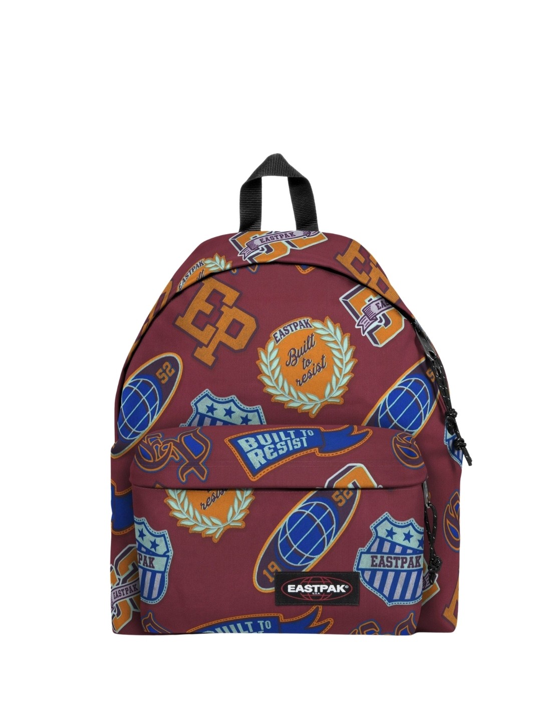 Sac à dos Eastpak Padded rouge anti-mal de dos avec bretelles moussées