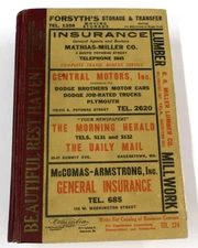 1954-55 Polk`s Hagerstown Md City Directory, Washington County Maryland 968+ Pgs