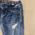 Rock Revival Women’s Size 25 Skinny Jeans Stretch Denim Evie Studded — photo 10