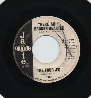Up Tempo Doo Wop - THE FOUR J´s - Here Am I Broken Hearted