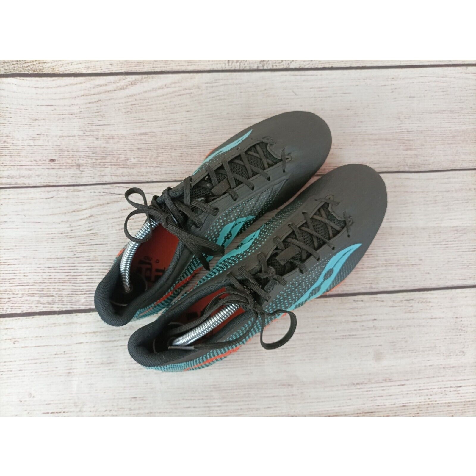 Saucony Mens Spitfire 5 Track Shoes Sz 9.5 Black Cool Mint Green thumbnail 7