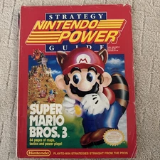 Super Mario Bros 3 Nintendo Power Strategy Guide 1990 "well-loved" condition