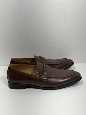 Calvin Klein Jameson Loafers Brown Slip-On Dress Shoes CMJIMNON-R Size 12 Men s