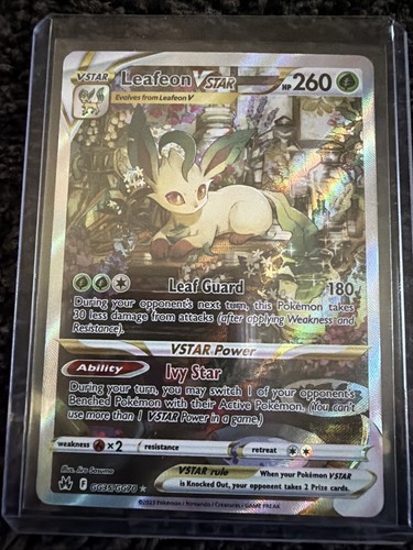 Pokemon Leafeon VSTAR #GG35 Crown Zenith Galarian Gallery Full Art