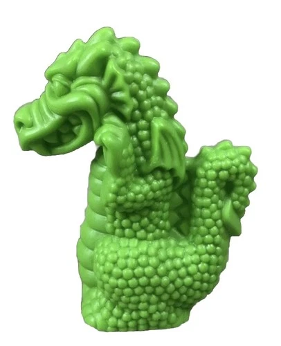 FISHER PRICE GREAT ADVENTURES GREEN DRAGON VINTAGE 1995 COLLECTORS