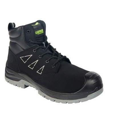 Apache Armstrong S3 schwarz nichtmetallische Zehen-/Zwischensohle weite Passform Sicherheit Arbeitsstiefel