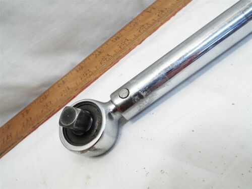 Llave de torsión tipo clic MAC Tools TW250F 150 pies libras trinquete de accionamiento 1/2" vintage - Imagen 7 de 9