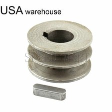 A Type Belt Pulley Double V Groove Bore 19-24mm OD 60mm for Power Motor Engine