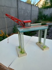 RARE 💥🇩🇪Germany Railway Crane Kibri Portalkran Antique Tin  toy