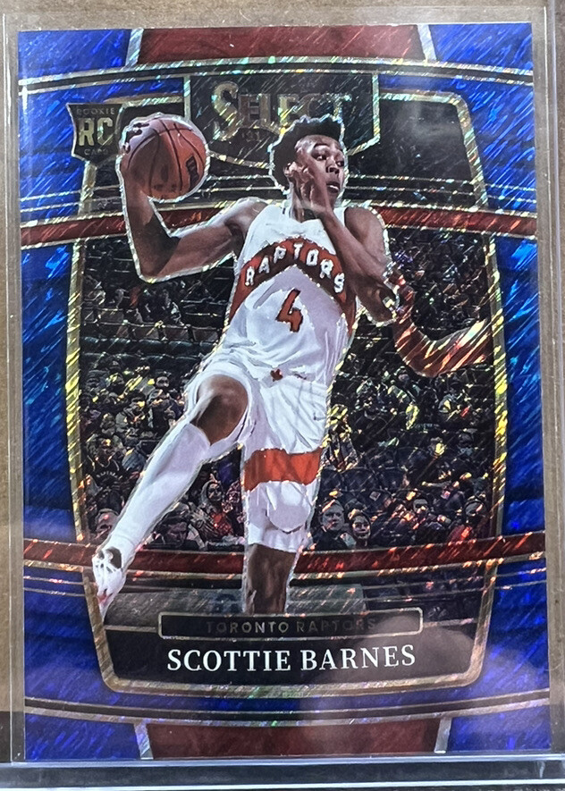 2021-22 Select Scottie Barnes Blue Shimmer Prizm Concourse Level RC Raptors🔥🔥