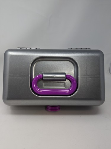 Caboodles Silver Plastic Makeup Storage Case / Organizer - Picture 7 of 17