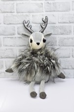 Jellycat Liza Gray Grey Reindeer 18  Plush Stuffed Christmas Retired