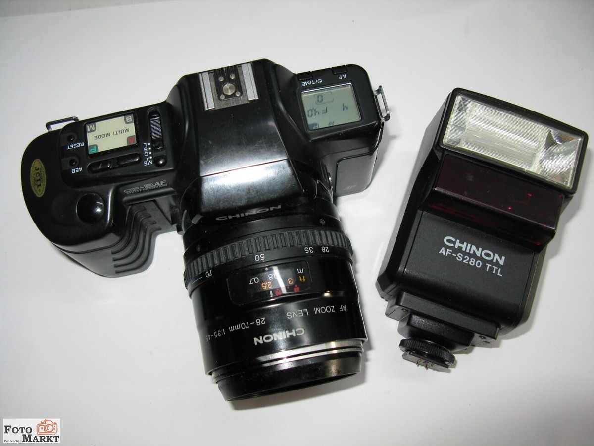 CHINON チノン CP-9 AF & AF 28-70mm & ストロボ