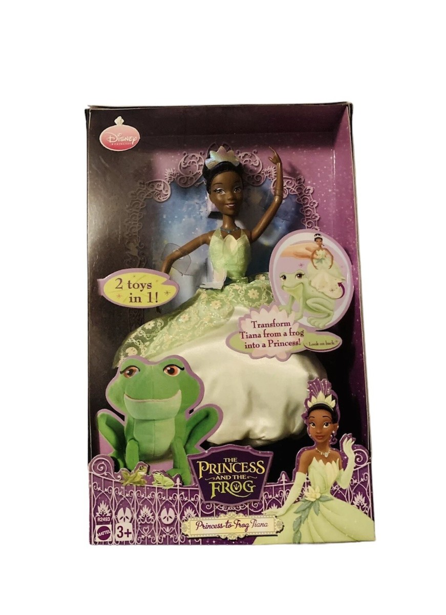 Rare Mattel 2009 Disney The Princess & The Frog Princess To Frog