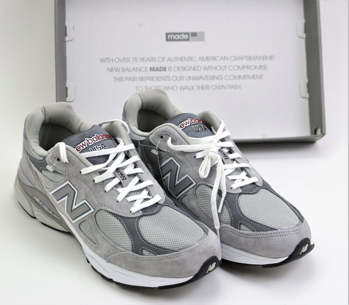 New Balance MADE in USA 990v3 Core Men's Shoes Grey with