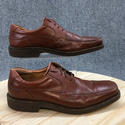 Ecco Tan Brogue Derby Wingtip Lace-Up Shoes Sz 44 ECCO Men Brown Leather Wingtip Oxford Dress Shoes Lace  main image 3
