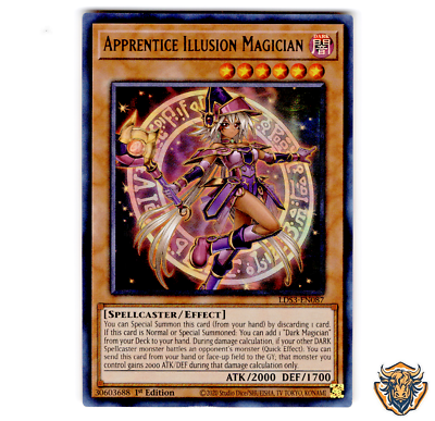 illusion magician yugioh card Apprentice LEDD Ultra Rare Type Normal Monster from your hand or Deck Apprentice Illusion Magician [Secret Rare]