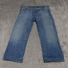 Polo Ralph Lauren Stretch Cropped Jeans Women's Size 6 Blue Denim Workwear
