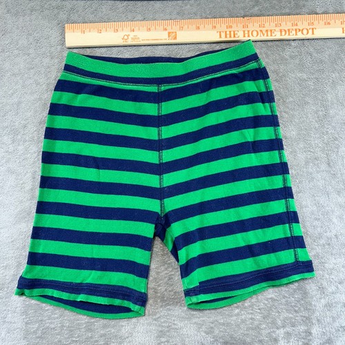 Gap Kids 100% Cotton Short Sleeve Pajamas PJ Shorts Set Sz 12 Navy Rugby Stripe - Picture 3 of 11
