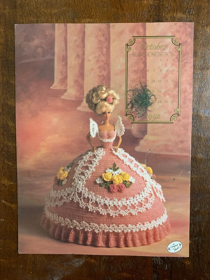 VTG Annie’s Calendar Bed Doll The Cotillion Collection Crochet Pattern Books - Image 4 of 4