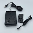 Jvc Dual Battery Charger Aa-V35U w/ Camcorder Battery Adapter - Tested