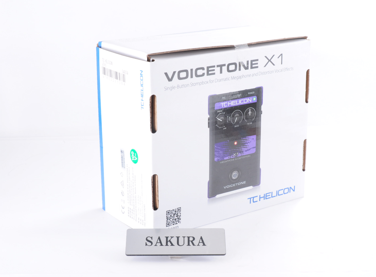 TC Helicon VoiceTone X1 Vocal Effects Distortion Pedal for TC Helicon VoiceTone X1 Vocal Effects Distortion Pedal for