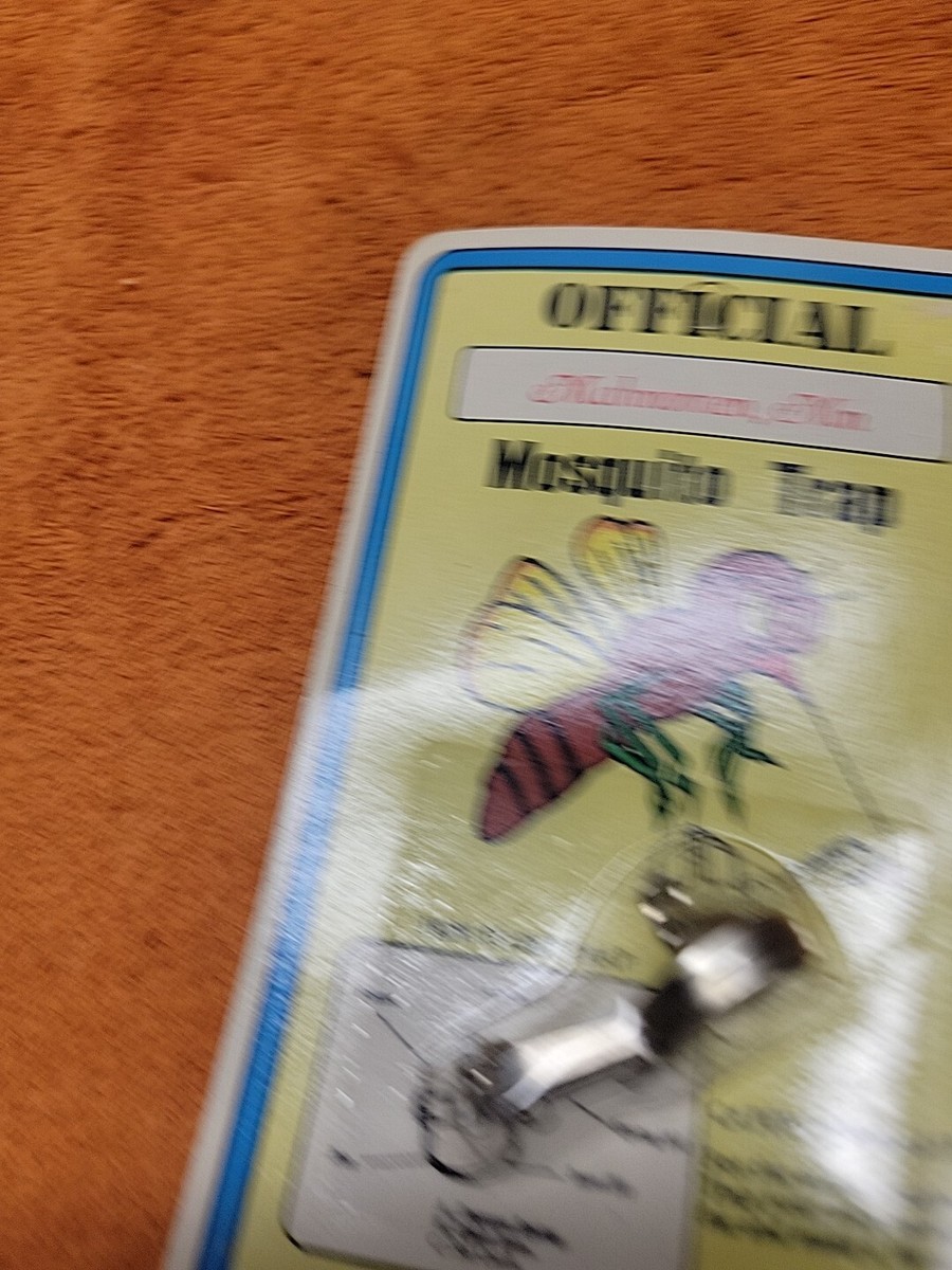 W•Vintage Official Mahnomen, Mn Mosquito Trap Novelty Joke New In