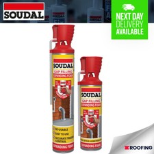 Soudal Genius Gun Gap Filling Expanding Foam - 500ml OR 750ml *MULTI LISTING*