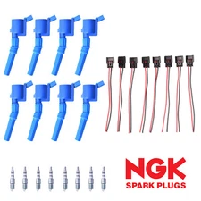 Ignition Coil & NGK Platinum Spark Plug &Connector for 98-11 Ford Crown Victoria