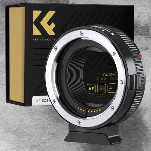 K&F Concept Lens Adapter Auto Focus Canon EOS EF EFS lens to EOS R RF R5 R6 R10