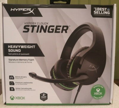 HyperX Cloudx Stinger Headphones for  Xbox with Microphone (HX-HSCSX-BK/WW)