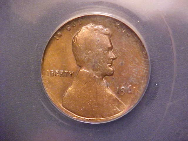 1961-P Lincoln Cent Struck on Split Blank- Weight 1.78 Grams - Anacs MS60 Brn - Image 3 of 4