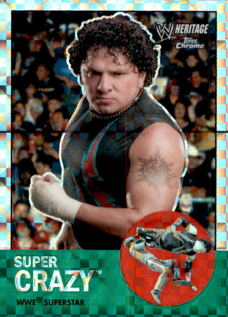 Super Crazy 2007 Topps Chrome WWE Heritage X-Fractor Card #40 | eBay