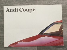 AUDI Coupe 1980 brochure / Poster in Excellent Condition 
