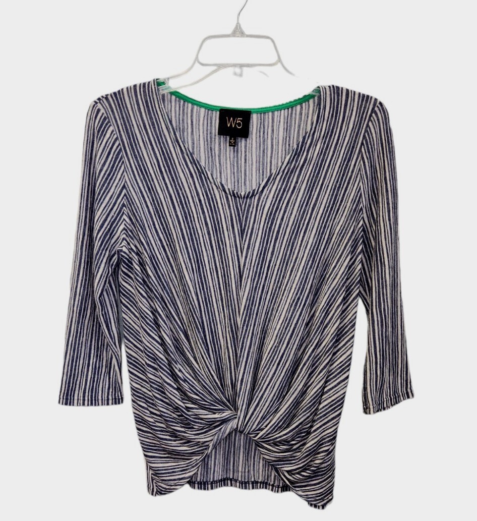 W5 Clothing Anthropologie Women's S Black & White Striped