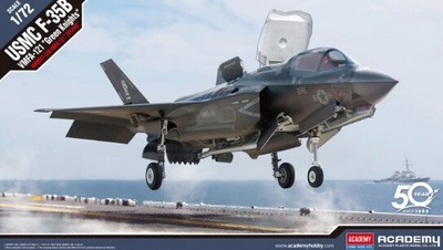 Modellauto Flugzeuge Modell Kit Usmc F-35B VMFA-121 Green Knights 1:72 Ab Comba