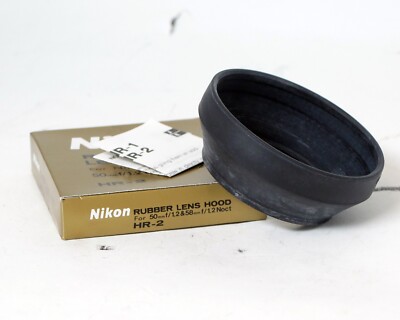 Nikon HR-2 HR2 Rubber Lens Hood Screw In type 50mm